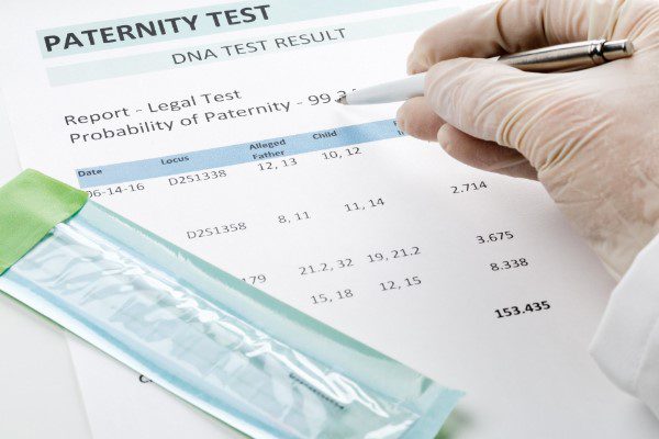 how to read a paternity test